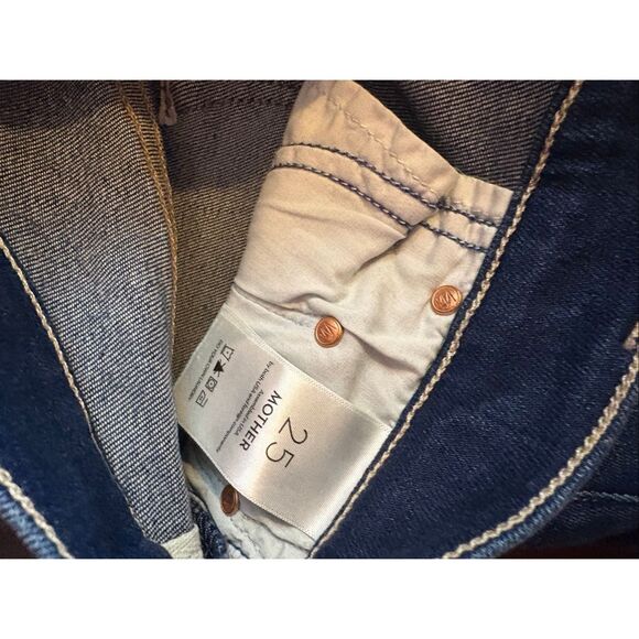 Mother the weekender Fray home movies denim jeans size 25 - Picture 12 of 13